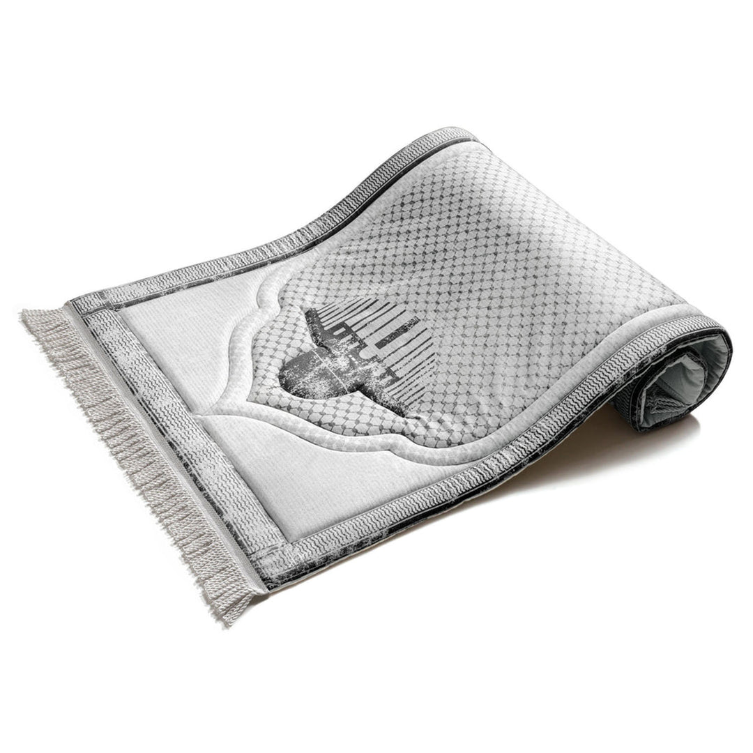 QAMARR ® Estetica Prayer mat - Palestinian Kufiya