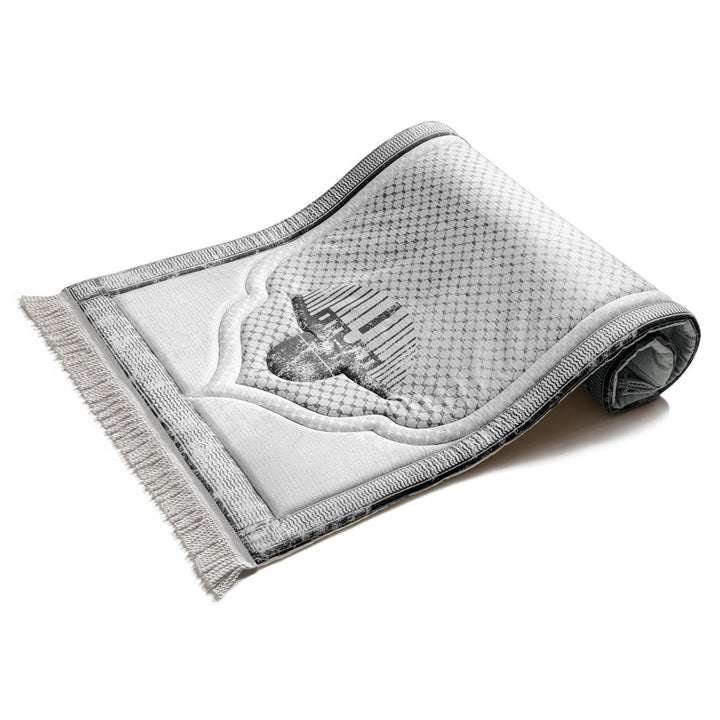 QAMARR ® Estetica Prayer mat - Palestinian Kufiya