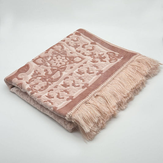 QAMARR ® Majestic Personalized Prayer mat Giftbox - Cotton candy pink